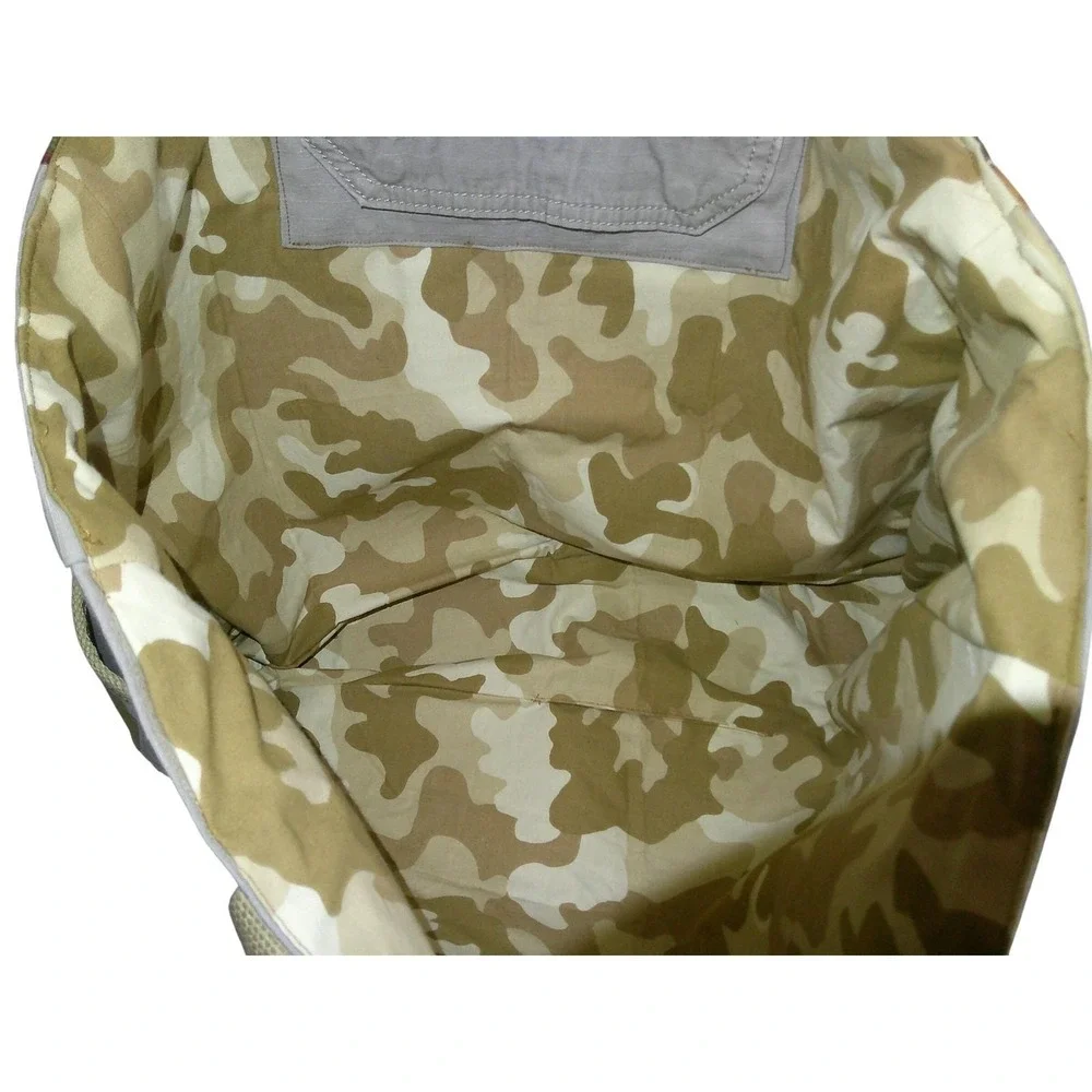 Hippie & Hobo‎ Studios Handmade Carhartt & Camo Deer Cabin Tote Bag Large